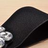 Autumn Winter Women's Rhinestone Elastic Waist Leather Belt with Skirt Decoration and Down Jacket Waistband.
