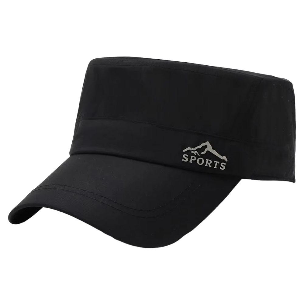 Quick Drying Flat Top Hat Breathable Sports Running Cap Unisex Sunscreen Cap Women Men