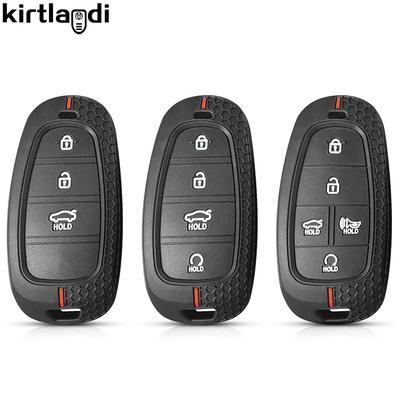 Silicone Car Key Case Cover for Hyundai Santa Fe Tucson 2022 NEXO NX4 Atos Prime Solaris 2021 I30 Remote Smart Car Accessories