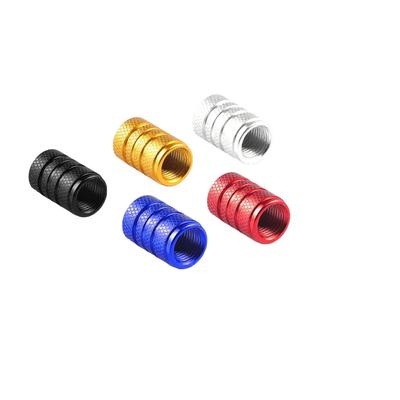 Lot de 4 bouchons de valve de pneu en aluminium, anti-poussière, pour voiture