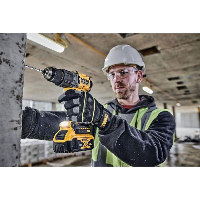 DEWALT XR 18V 5Ah Li-ion slagboremaskin/skrutrekker - DCD805P2T-QW