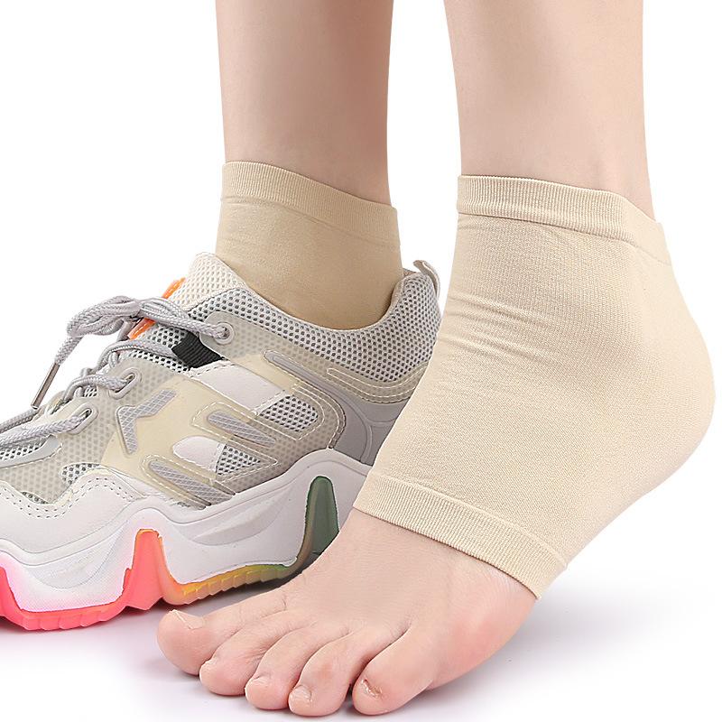 Men's and Women's Anti-crack Heel Socks Gel Anti-crack Socks Anti-foot Crack Socks Gel Breathable Heel Socks