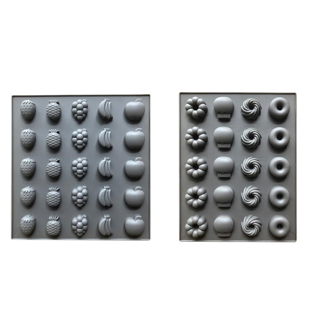 Chocolate Mold Non-stick DIY Cake Maker Tray Grids Silicone Kitchen Baking Mould