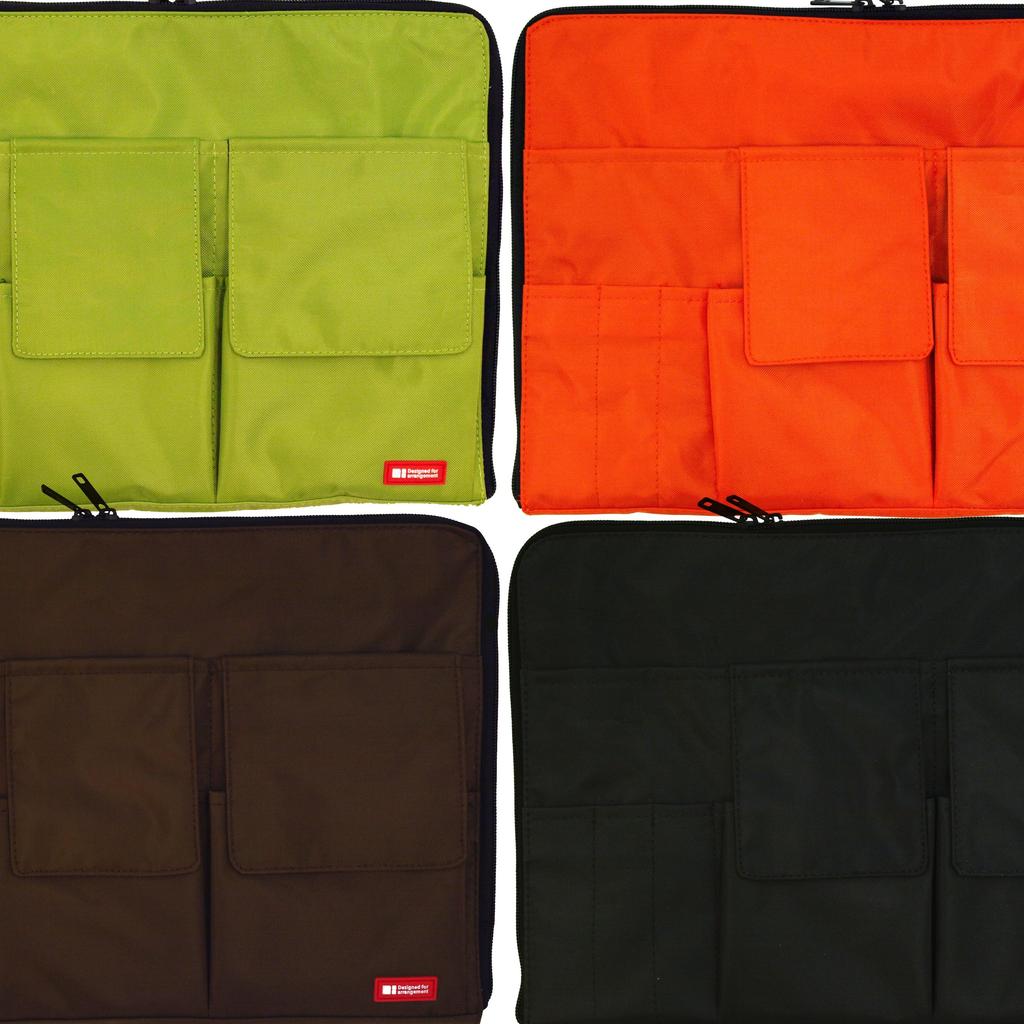 LIHIT LAB Inner Bag A4 Orange Bag-in-Bag A7554-4