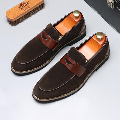 Mode Herren Casual Lederschuhe Männer Klassische Britische Stil Penny Loafers Mokassins Herren Party Hochzeit Outdoor Driving Flats