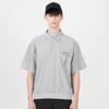 Henry Stuart Men'S Woven Anorak Polo Shirt Grey