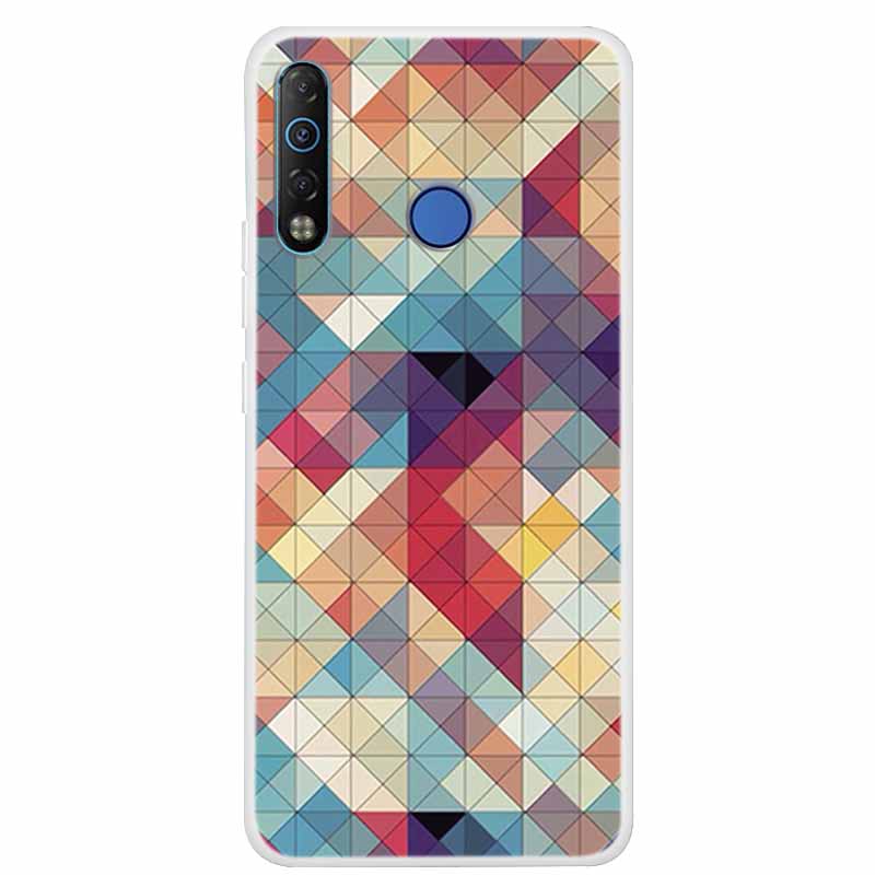 Phone Case For Tecno Camon 12 Air CC6 Case Silicone Soft TPU Back Cover For Tecno Camon 12 Case For TECNO Spark 4 Funda Cartoon