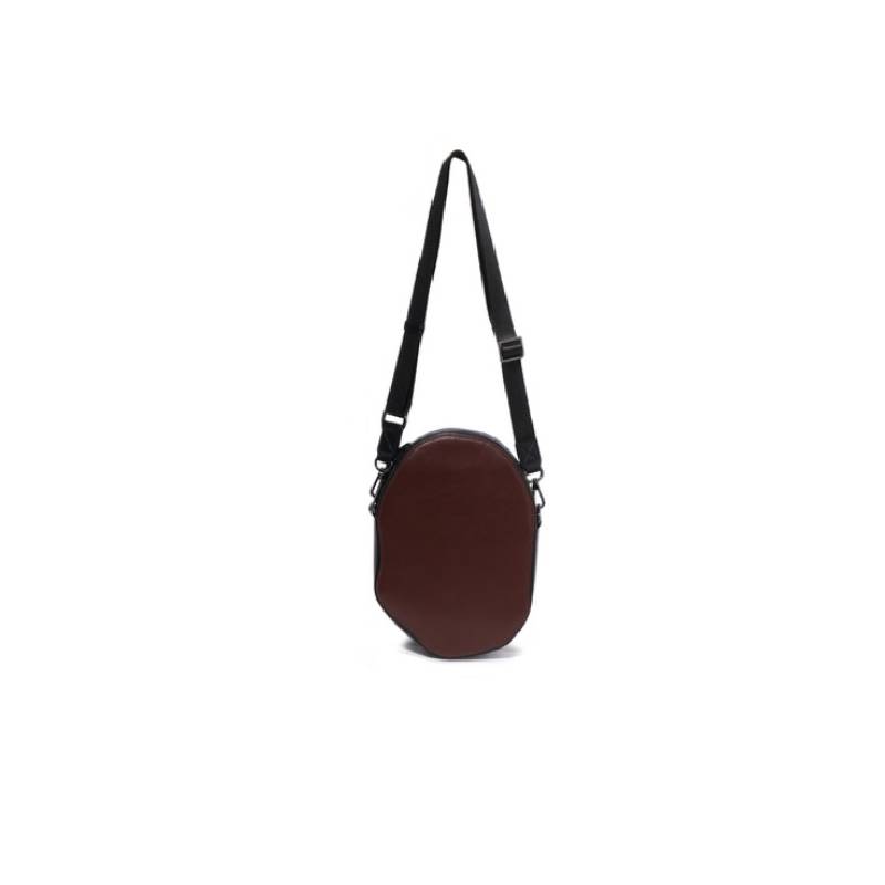 A Bathing Ape Ape Pattern PU Crossbody Shoulder Bag Unisex bags Brown 0ZXBGM008901P