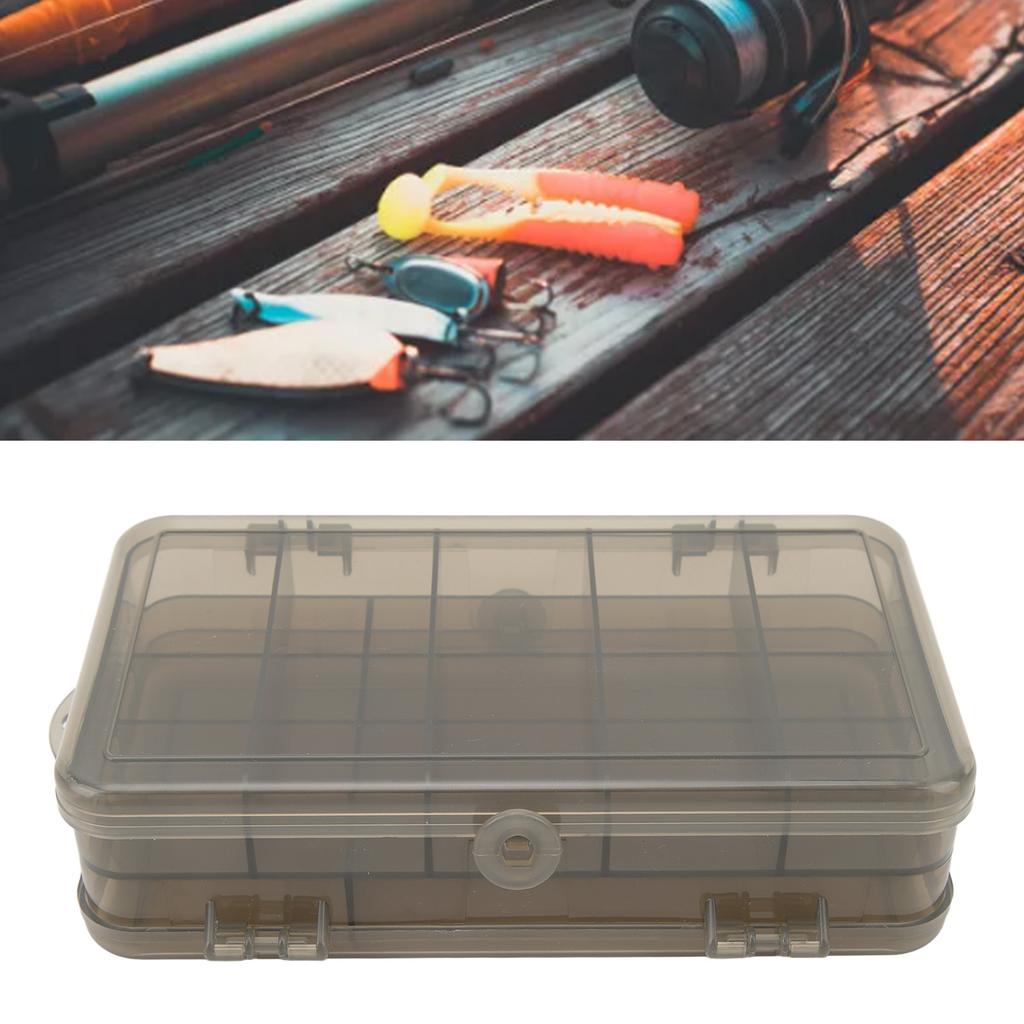 Fishing Lure Tray Plastic Compartments Design Large Capacity Multi Function Bait Box Fishing Tackle Tray