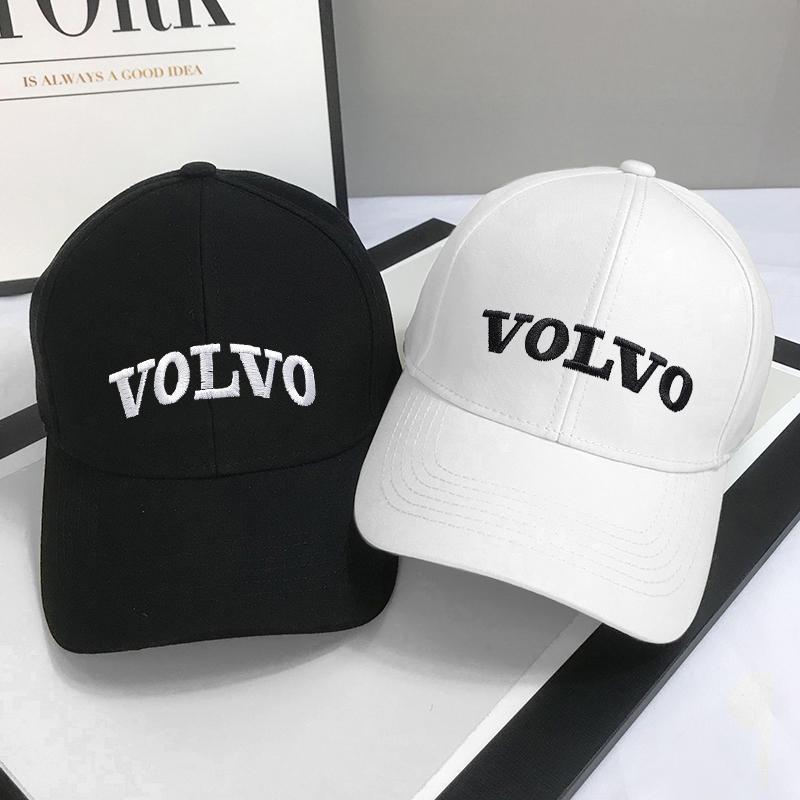 Embroidered Volvo Badge Baseball Cap Car Sun Visor Sticker For Volvo ES90 EC40 EX40 EM90 XC90 V90 V60 XC60 V40 S80 S60 S90 C40