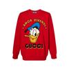 X Disney SS21 Donald Duck Printed Cotton Sweatshirt For Men Red Men's 617964-XJDC1-6429