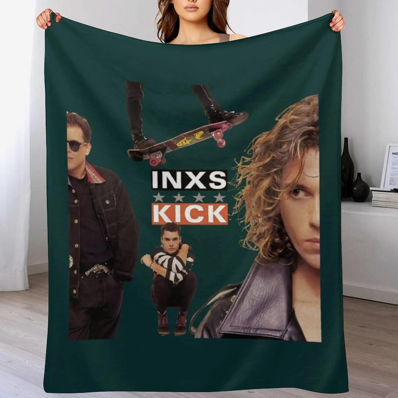 

INXS Kick 34 Throw Blanket Soft Home Decor Blanket for Couch Bedroom 102x76cm(40x30in)