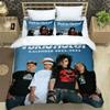Rock Band Duvet Cover Set HD Comforter Cover Tokio Hotel Band Printed Bedding Set for Kids Bedding Sets Bedclothes Bedroom Decor