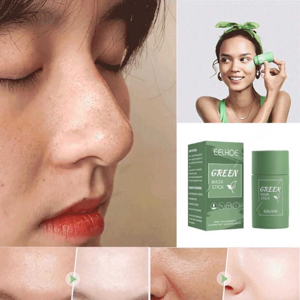 2+2/1+1 Deep Cleansing Moisture Green Tea Mask Stick Green Tea Mask Stick Balance Control / Deep Cleansing / Pore Purification, 66g*2+2