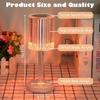 Crystal Table Lamp,RGB Changing Touch Table Lamp with Remote Control,USB Rechargeable Crystal Bedside Lamp,LED Cordless Desk Lamp for Bedroom/Living