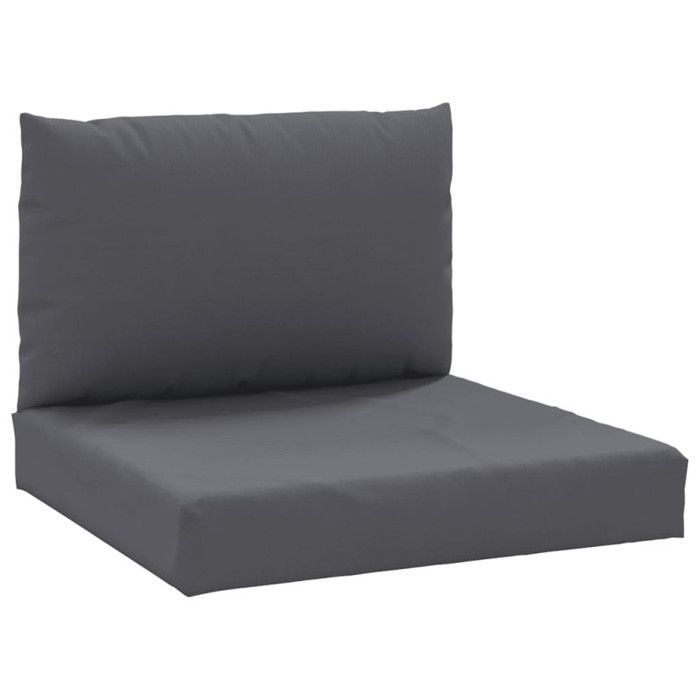 VidaXL Set of 2 Pallet Cushions, Waterproof Seat Pad, Garden Cushion, Outdoor Decoration Terrace, 361754
