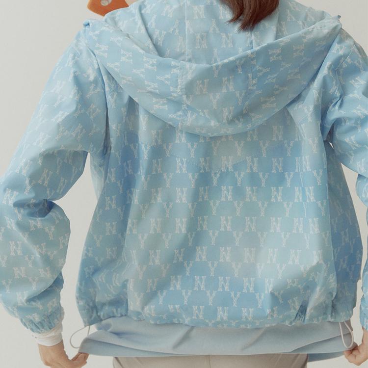 New MLB Old Flower Jackets Women's Blue 31JPW3131-50U