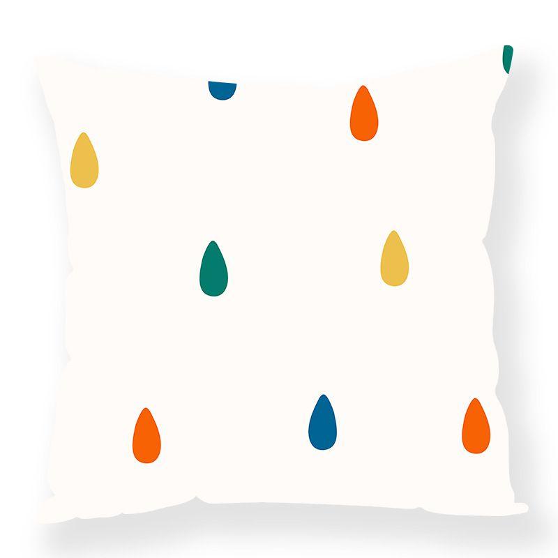 Vibrant Rainbow Print Cushion Cover For Sofa Perfect Home Pillow Case Decor