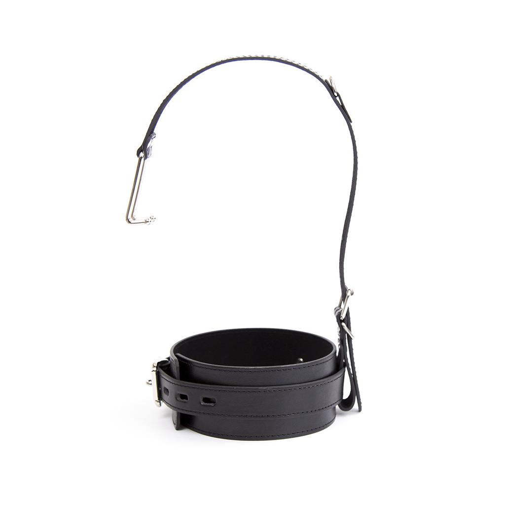 VaHppy Nose Hook Collar PU Stainless Steel Adjustable SM  Adult Games Sex Toys Couple Flirting Binding