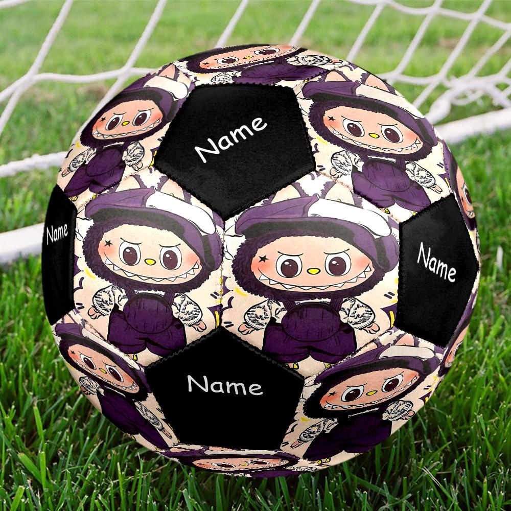 Custom Name Labubu Theme Size 5 Soccer Ball, Suitable for Both Indoor and Outdoor Matches, a Gift Suitable for Everyone.