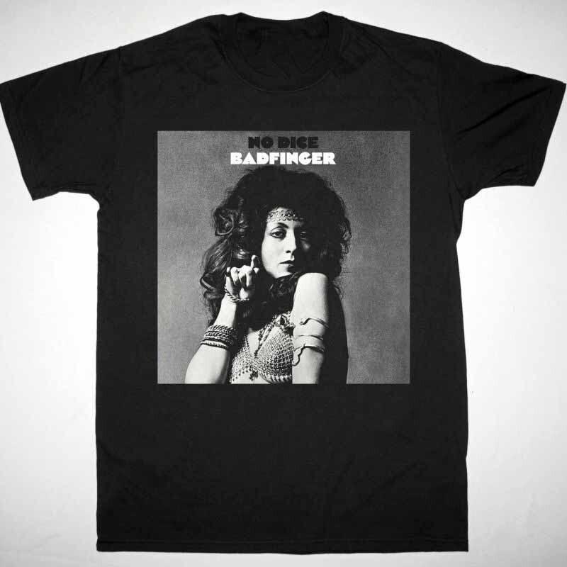 

Badfinger BandNO DICE Tee Shirt Retro Black Unisex S-2345XL Unisex T-Shirt S