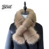 Warm Winter Accessory Faux Fur Collar Scarf for Women Plush Neck Warmer Scarf Fluffy Gifts Women Scarves Fashion Wrap Cold Weather Thanksgiving