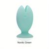 1pc Cute Standing ToothBrush Cover Cap Stand, Portable Travel Toothbrush Head Cover, Cute Fish Shape Silicone Toothbrush Suction Cup Stand