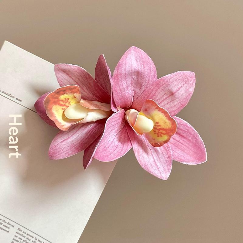 1/4 Stück Hawaii Brautblumen Haarnadeln Spangen Bohemia Canna Blumen Kleine Haarspangen für Hochzeits-Haarschmuck