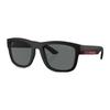 Logo Frame Nylon Irregular Shape Sunglasses Men Sunglasses Black PS01ZSDG002G
