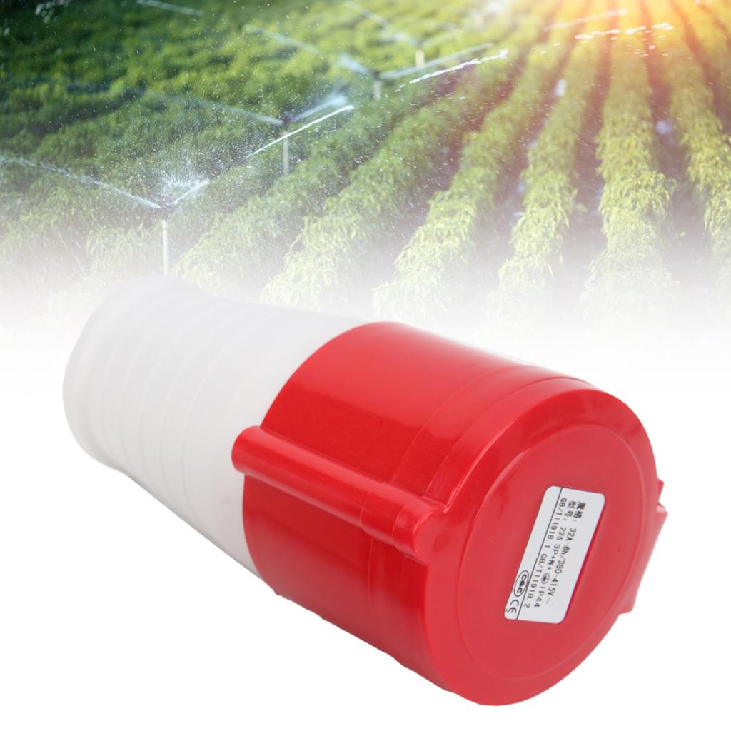 5 Pin Industrial Connector Plug IP44 Waterproof 380415V 32A 3P+N+E for Agriculture and Chemical Industry
