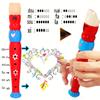 1pc Wooden Flute 6-Hole Colorful Cartoon Clarinet Piccolo Trumpet Toys Musical Instrument Birthday Gift Party Decor JXB