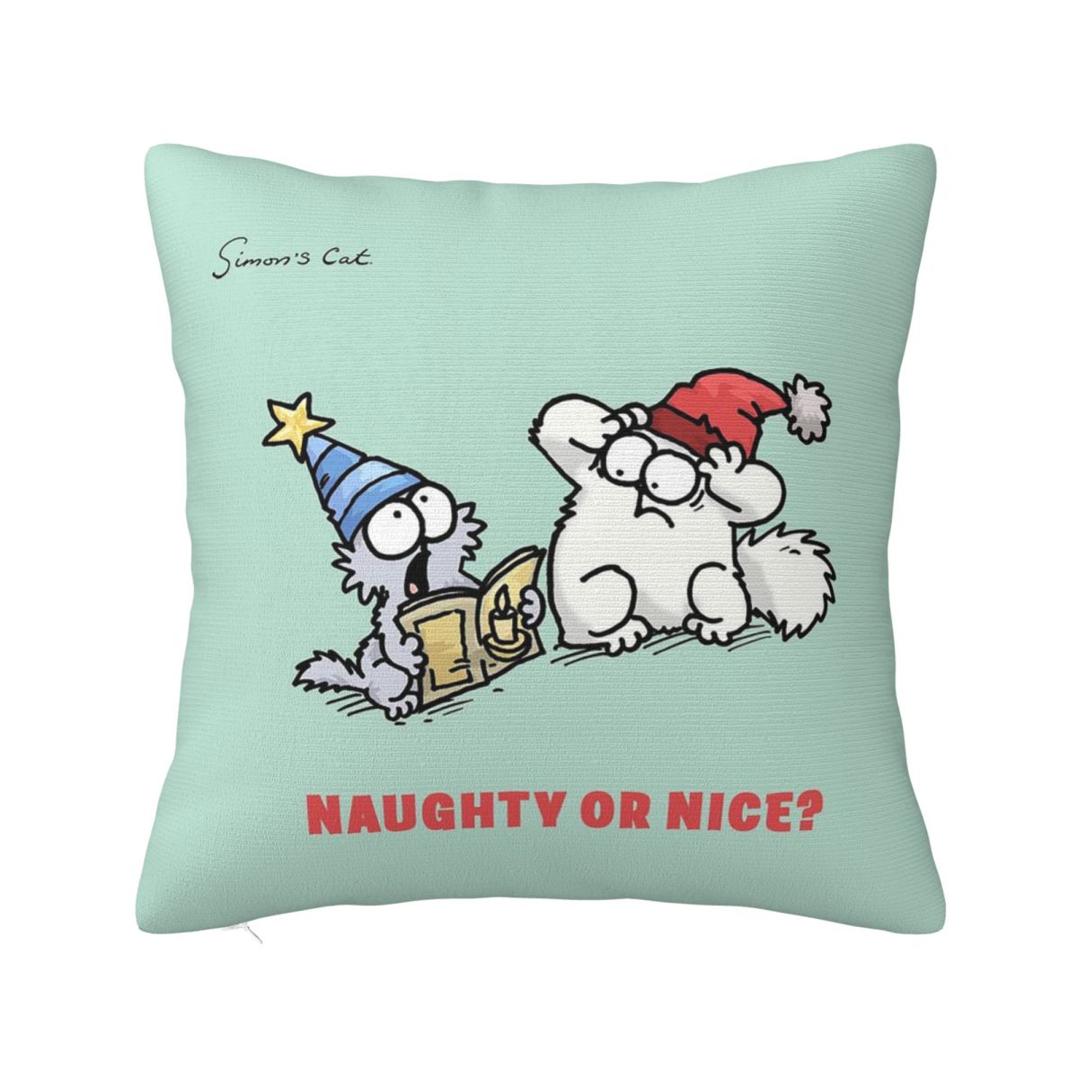 

Cartoon Simons Cats Square Pillowcase Cushion Cover Pillow Case Throw Pillow Cover for Home Bedroom Car 30cm x 30cm