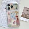 Retro Floral Patchwork Case for iPhone 17/16 Pro Max/15/14 - Stylish & Vibrant Design