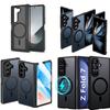 Luxury Matte Translucent Shockproof Magnetic Built-in Magnetic Hard Phone Case for Samsung Z Fold 7 6 8 Wide Lightweight Slim