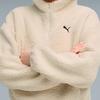 PUMA Velvet Jackets Women's Ecru Hooded Moderate 633983-87
