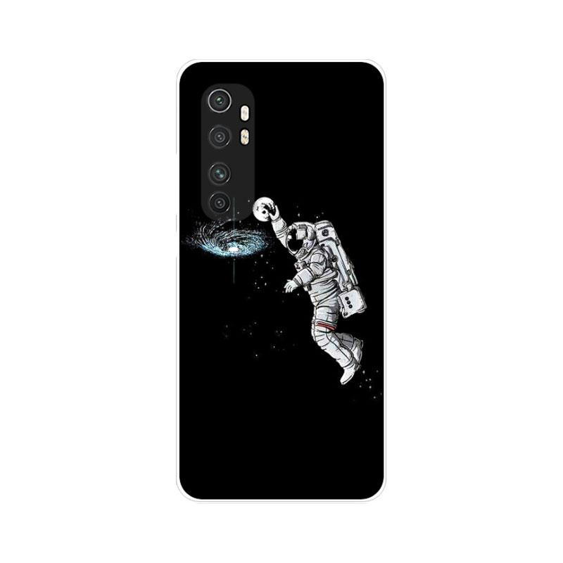 Case For Xiaomi Mi Note 10 Lite Cover Silicone Soft TPU Flower Fundas For Xiaomi Mi Note 10Lite Note10 Lite Capa Shockproof Para