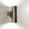 Modern Stainless Steel Outdoor Wall Light With Waterproof Design And Dimmable Led For Garden And Porch Lighting