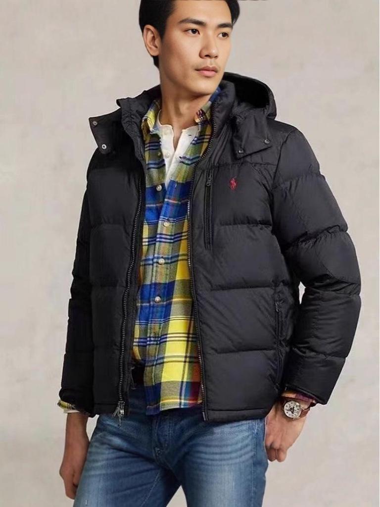 Ralph Winter American Edition Embroidered Hooded Cotton Jacket - Thickened and Warm Classic Casual Couples Wear