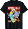 New Limited Cereal Killer Parody Funny Breakfast Cereal Skeleton Voodoo T-Shirt