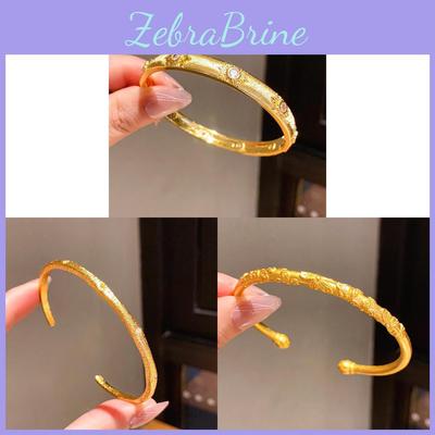 Kupferblumen-Armband mit plattiertem Zirkonia für vintage-eleganten Handschmuck