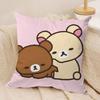 Cute RRilakkumaS Cushion Cover Soft Plush Fabric DoubleSided Printed Cushion Covers for All Seasons Home Decor