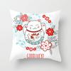 New Style of Lucky Cat Series Pillowcases, Home Office Sofa Pillow Cushion Covers, Seats