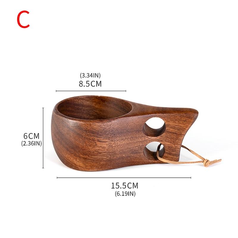 Kaffeelöffel aus Naturholz/Kaffeebrühbecher mit präziser Messung für gleichmäßiges Brühen und natürliche Holzmaserung