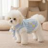 Two Leg Star-Print Scarf Dog Coat Warm Dog Velvet Vest Cute Puppy Plush Jacket  For Pets