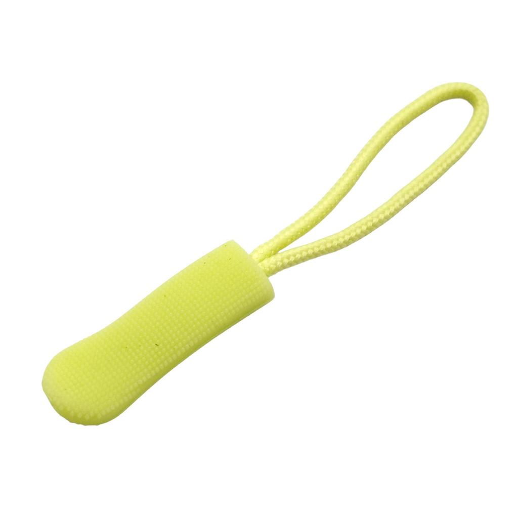 Colored PVC Zipper Pull Rope with Removable Drawstring and Rubber Pull Tab for Bags and Luggage