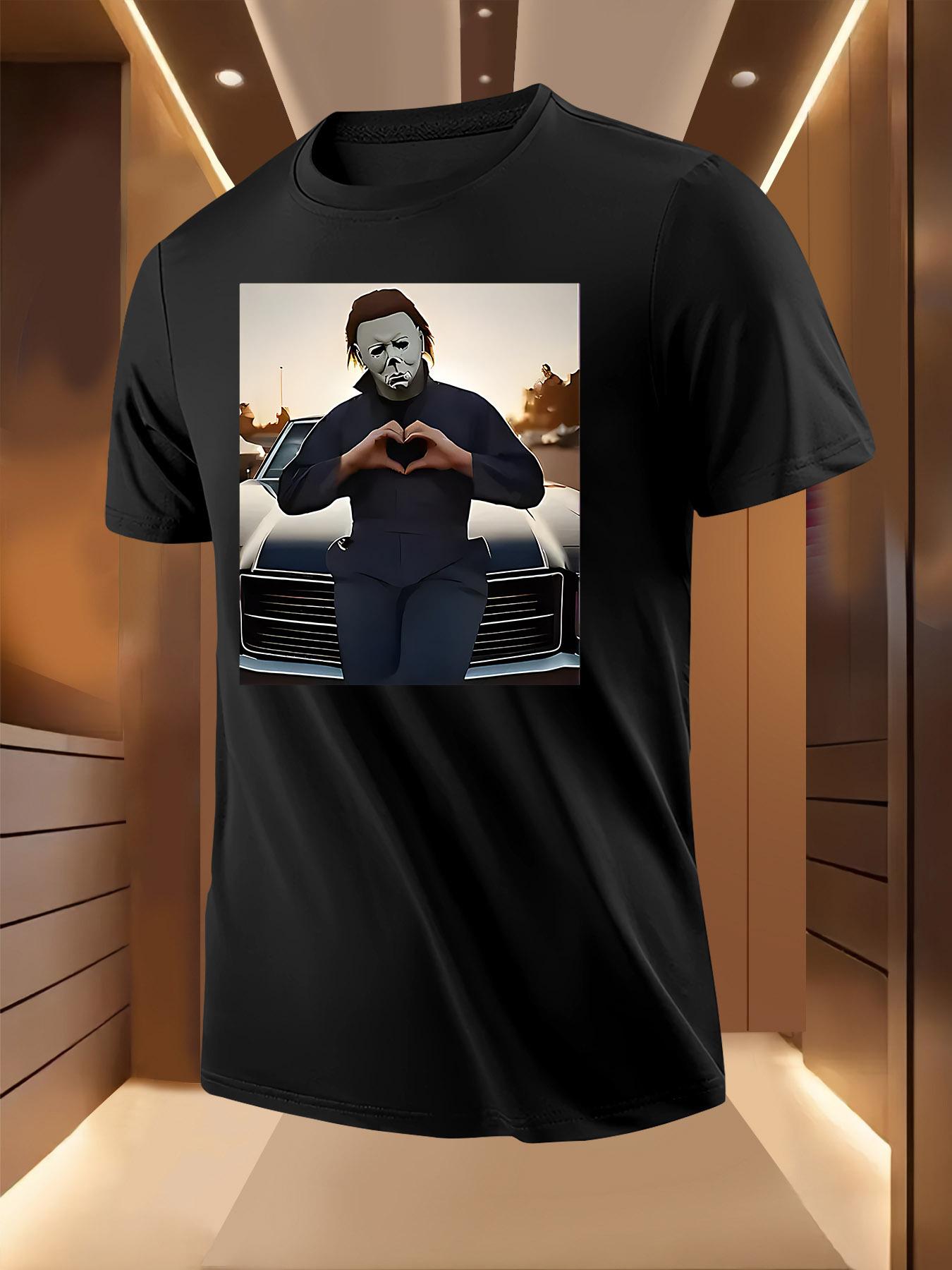 Graphic Tshirt - Breathable Lightweight Polyester M