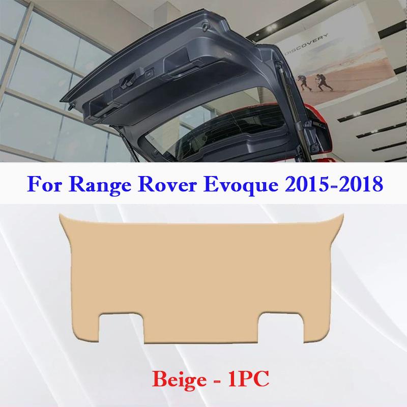 For Land Rover Range Rover Evoque L 2015-2026 Car Trunk Door Leather Anti Kick Pad Tailgate Protective Mat Interior Cargo Liner
