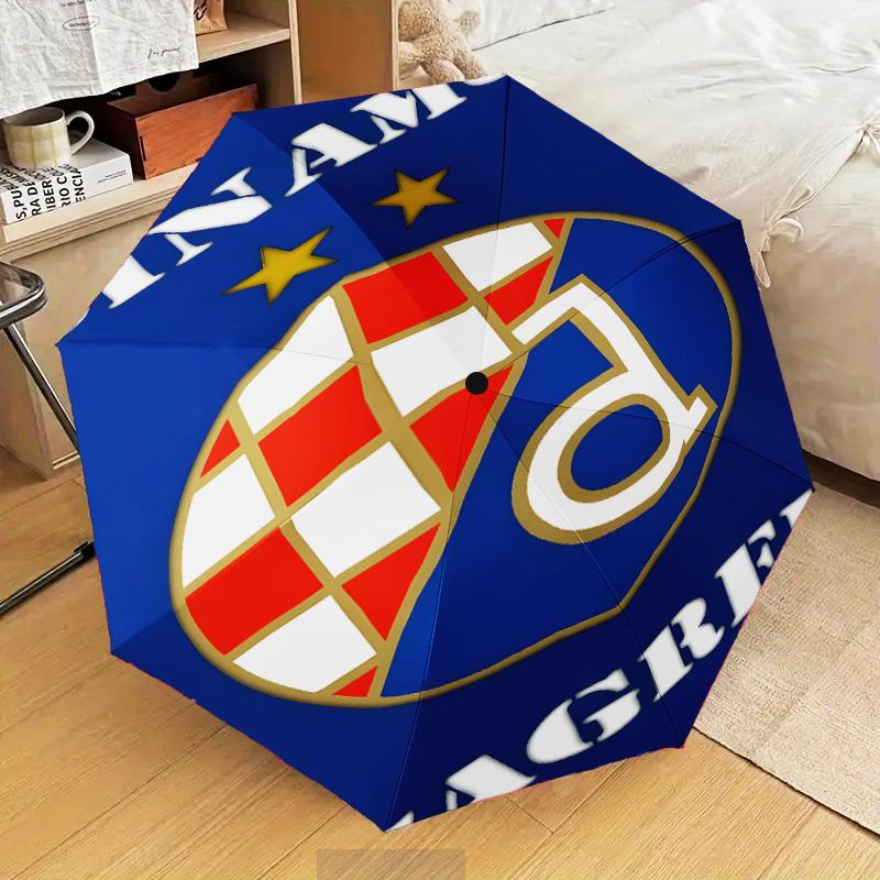 Dinamo Zagreb Basketball Club Umbrella Folding umbrella, automatic umbrella 8-Frame for Travel, camping Use Gift for Halloween Christmas