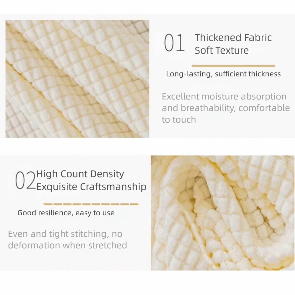 Solid Color Computer Chair Cover Elastic Seat Protectors Washable Gaming Chair Cover  Four Seasons