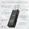 USB3.0 Micro SD Card Reader 5Gbps 2-in-1 SD Card Reader For SDXC SDHC MMC